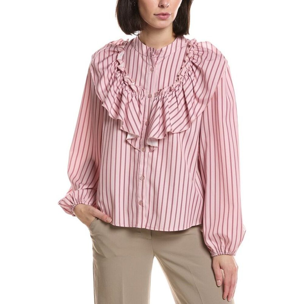 Hl Affair Womens Long Sleeve Top, Pink